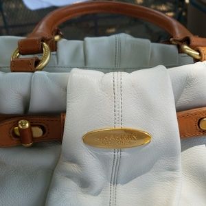 Brahmin white satchel